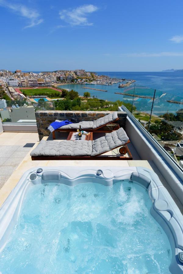 Indigo Luxury Apartment Ágios Nikolaos Exterior foto
